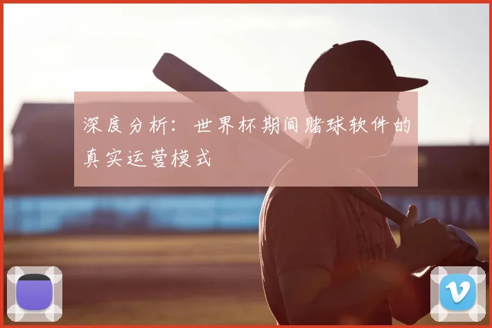 深度分析：世界杯期间赌球软件的真实运营模式