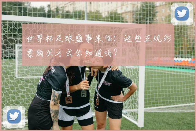 世界杯足球盛事来临：这些正规彩票购买方式你知道吗？